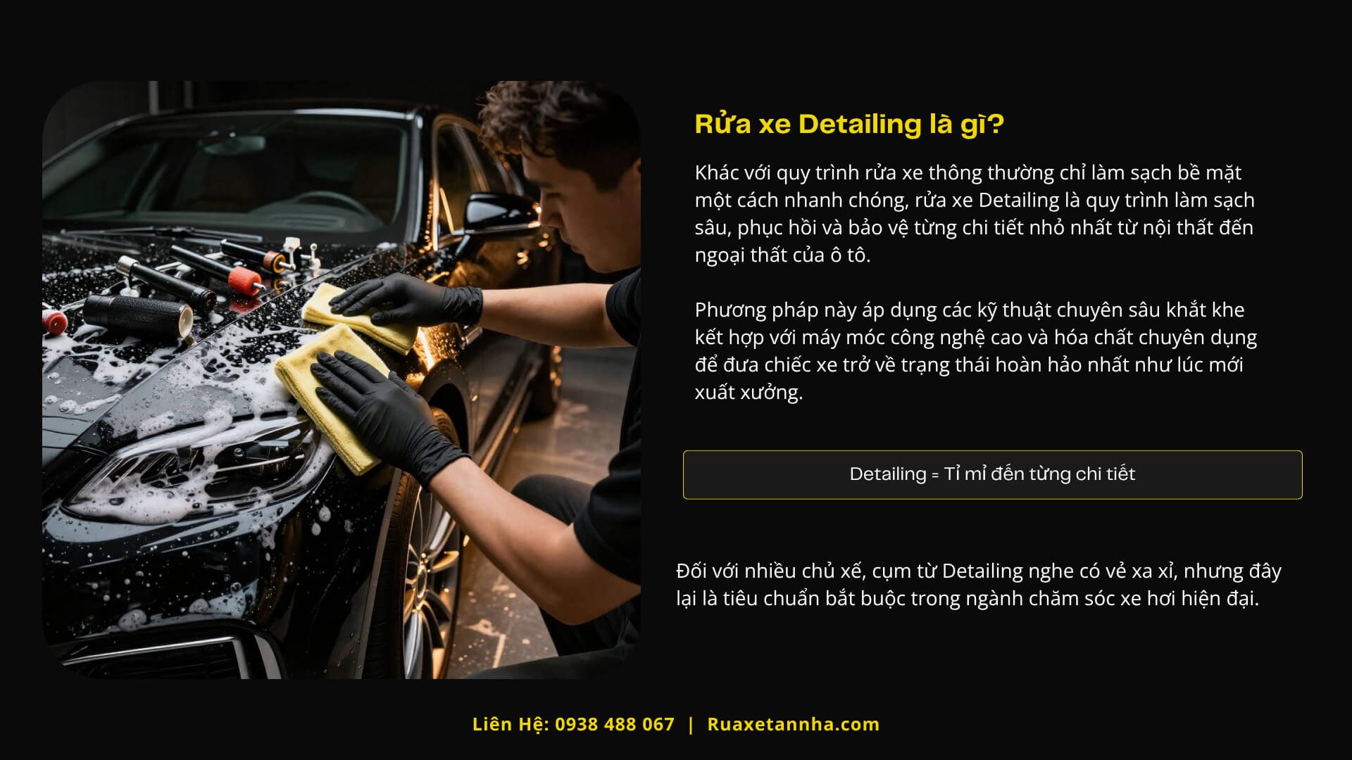 rửa xe detailing