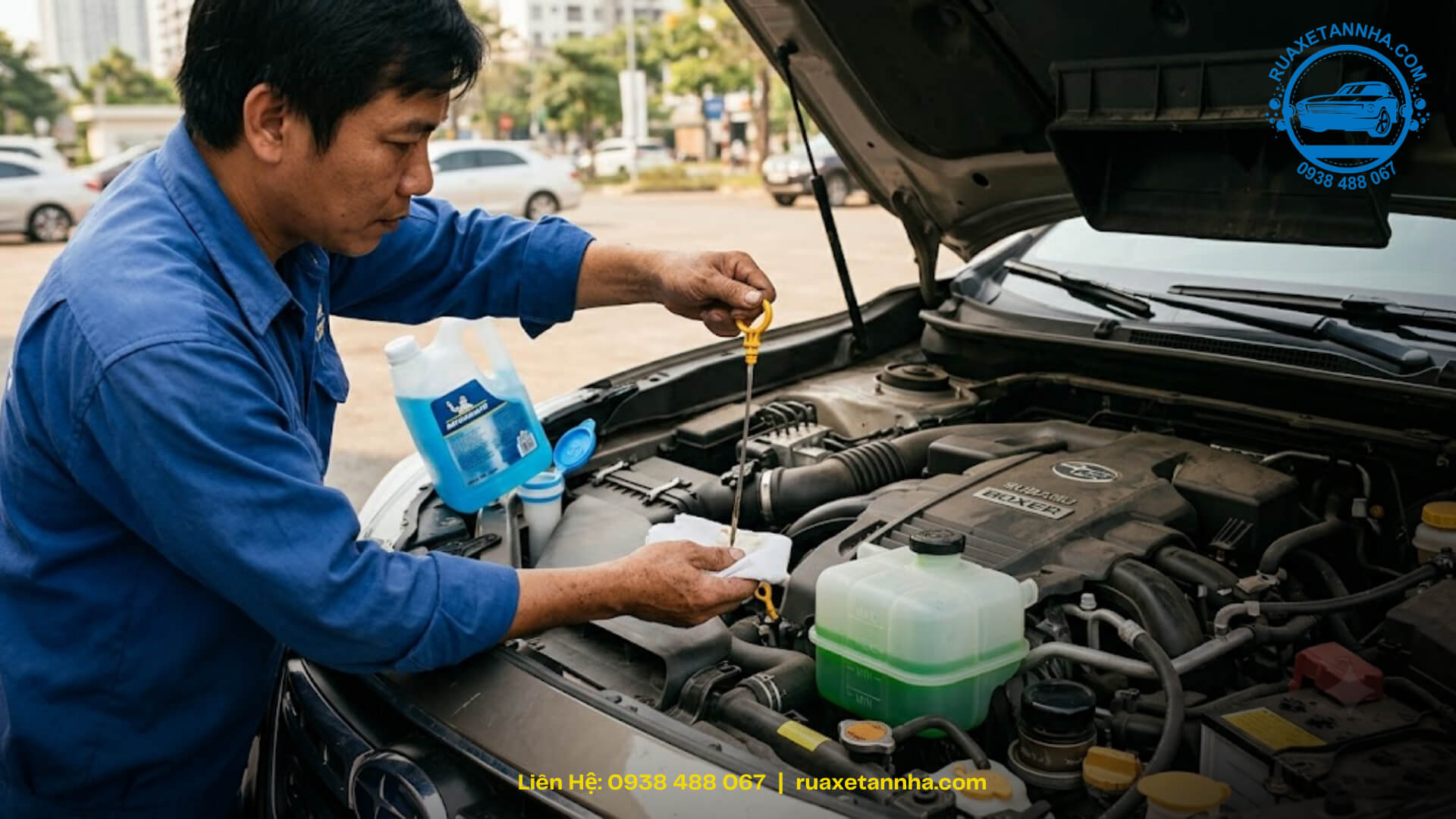 vệ sinh xe hơi tận nhà