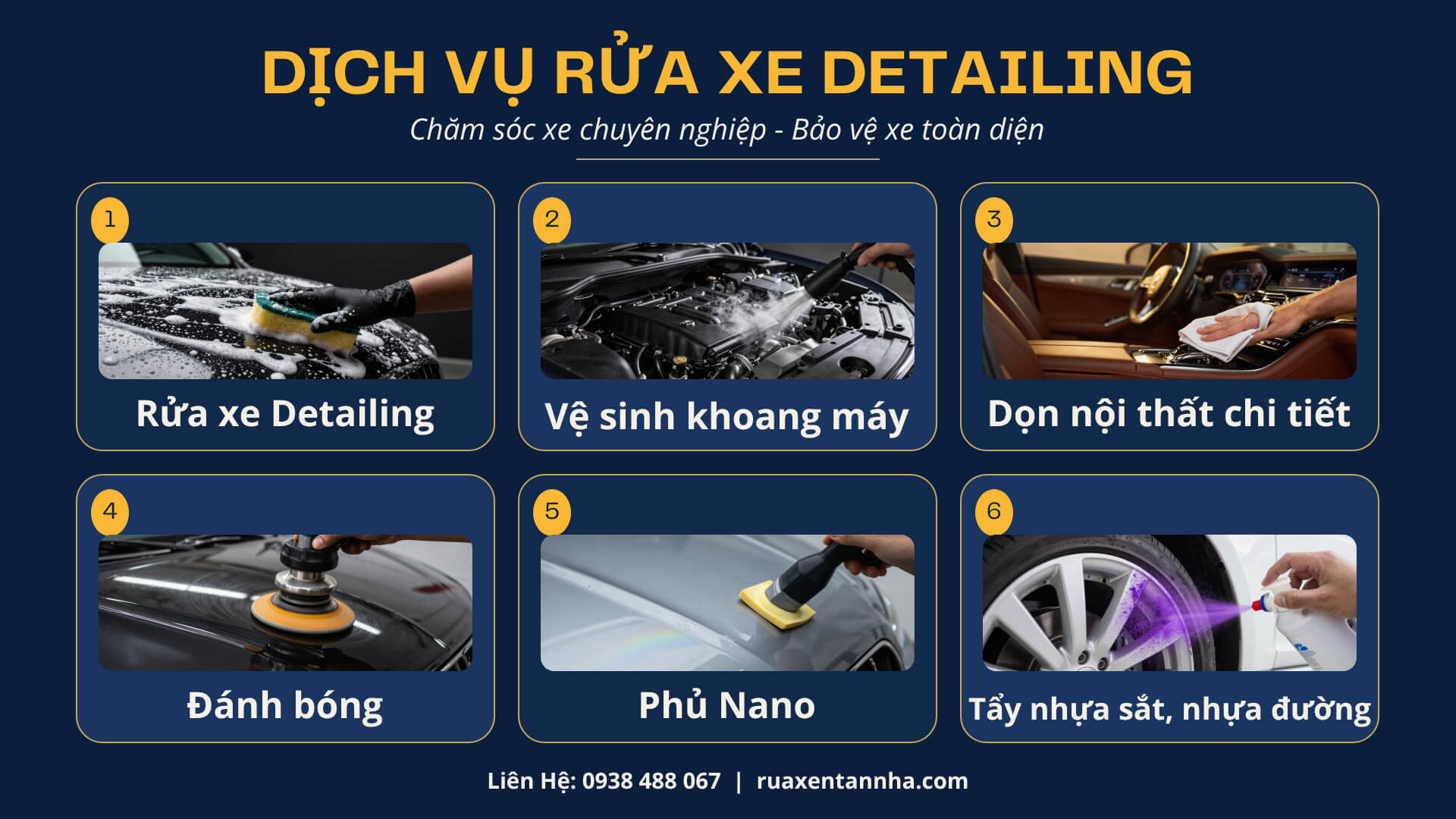dịch vụ rửa xe tận nhà