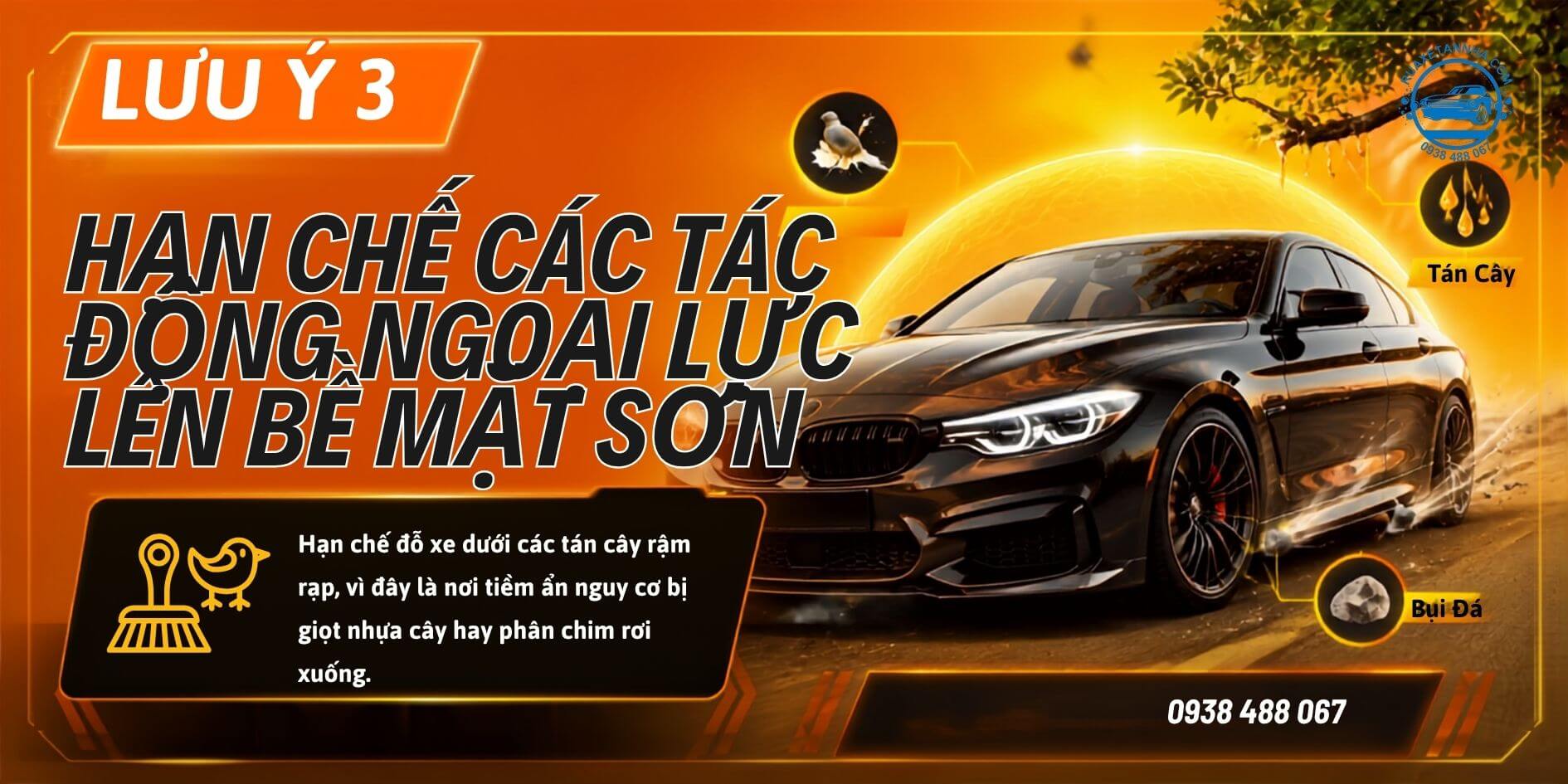 Hạn chế các tác động sau khi phủ ceramic