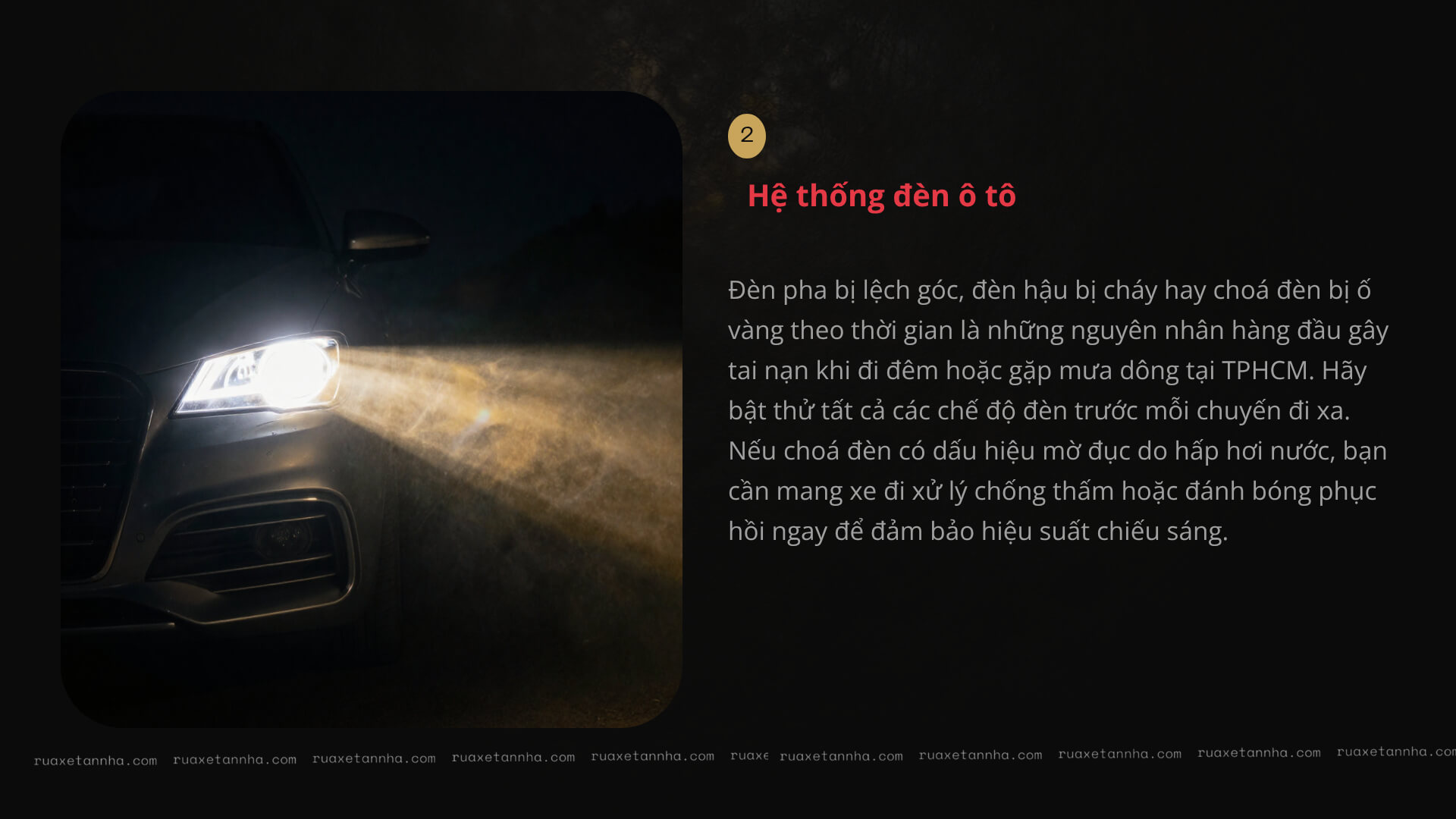 hệ thống đèn ô tô