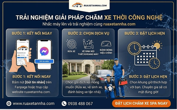 dịch vụ rửa xe hơi tận nhà