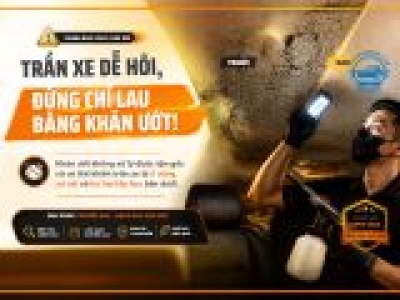 Trần Xe Bị Bám Mùi, Đừng Chỉ Lau Bằng Khăn Ướt