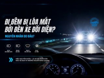 Đi Đêm Bị Lóa Mắt Bởi Đèn Xe Đối Diện? Nguyên Nhân Do Đâu?