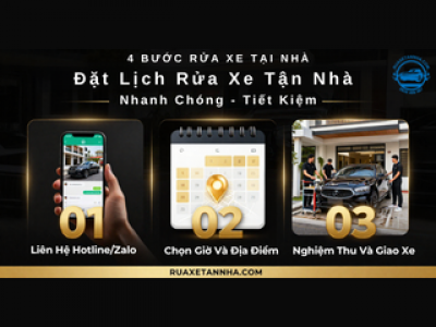 4 Bước Chăm Sóc Xe Ô Tô Tại Nhà Chuẩn Gara Cho Chủ Xe Bận Rộn